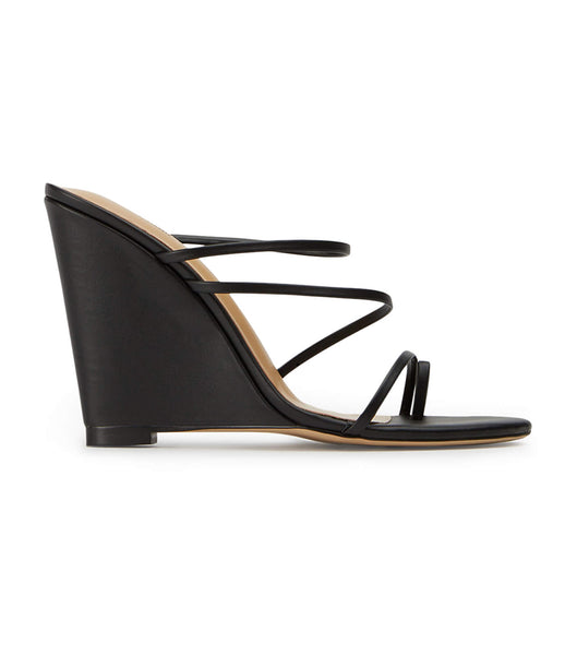 Wedges Tony Bianco Gaia Black Capretto 11cm Negras | ECQAV72915