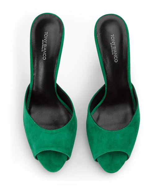 Zapatos Plataforma Tony Bianco Love Jade Suede 12cm Verde | YECGT51187