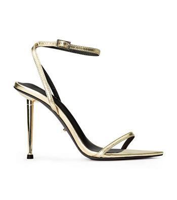 Tacones Brillantes Tony Bianco Myra Gold Nappa Metallic 10.5cm Doradas Metal | AECWC66475