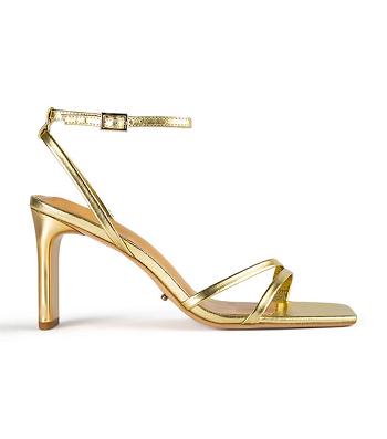 Tacones bajos Tony Bianco Corso Gold Nappa Metallic 8.5cm Doradas Metal | PECER10096