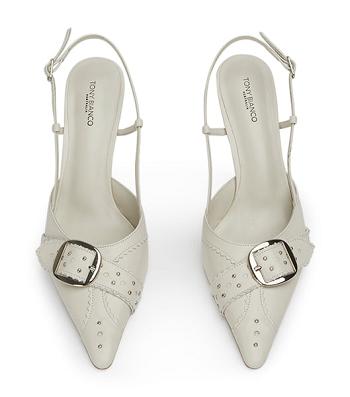 Tacones bajos Tony Bianco Sadie Bone Venice 8cm Beige | MECHR58217