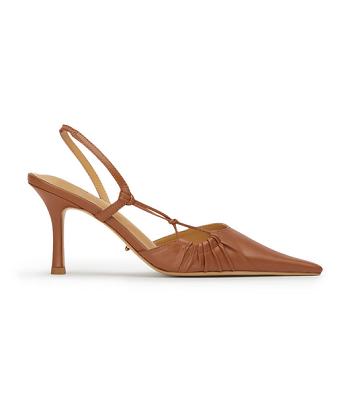 Tacones bajos Tony Bianco Sakai Tan Capretto 8cm Marrones | ECJKU81220