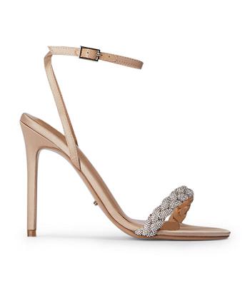 Tacones de evento Tony Bianco Kosta Nude Satin 11cm Beige | ECDYB80682