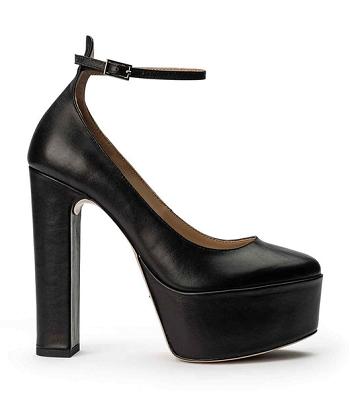 Zapatos Plataforma Tony Bianco Jaguar Black Como 14cm Negras | ECZPD20549
