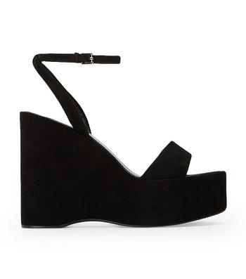 Zapatos Plataforma Tony Bianco Vesna Black Suede 13cm Negras | ECZPD91477